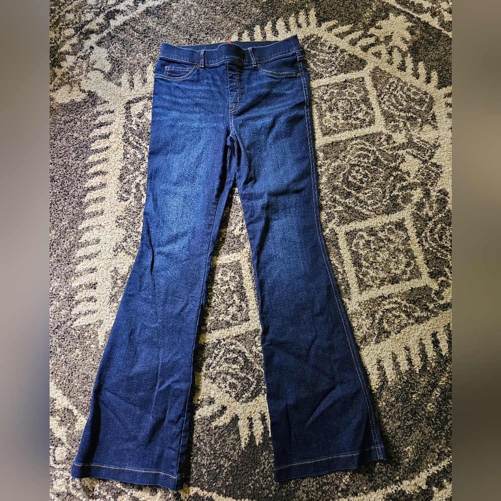 SPANX Dark Blue Flare Jeans
